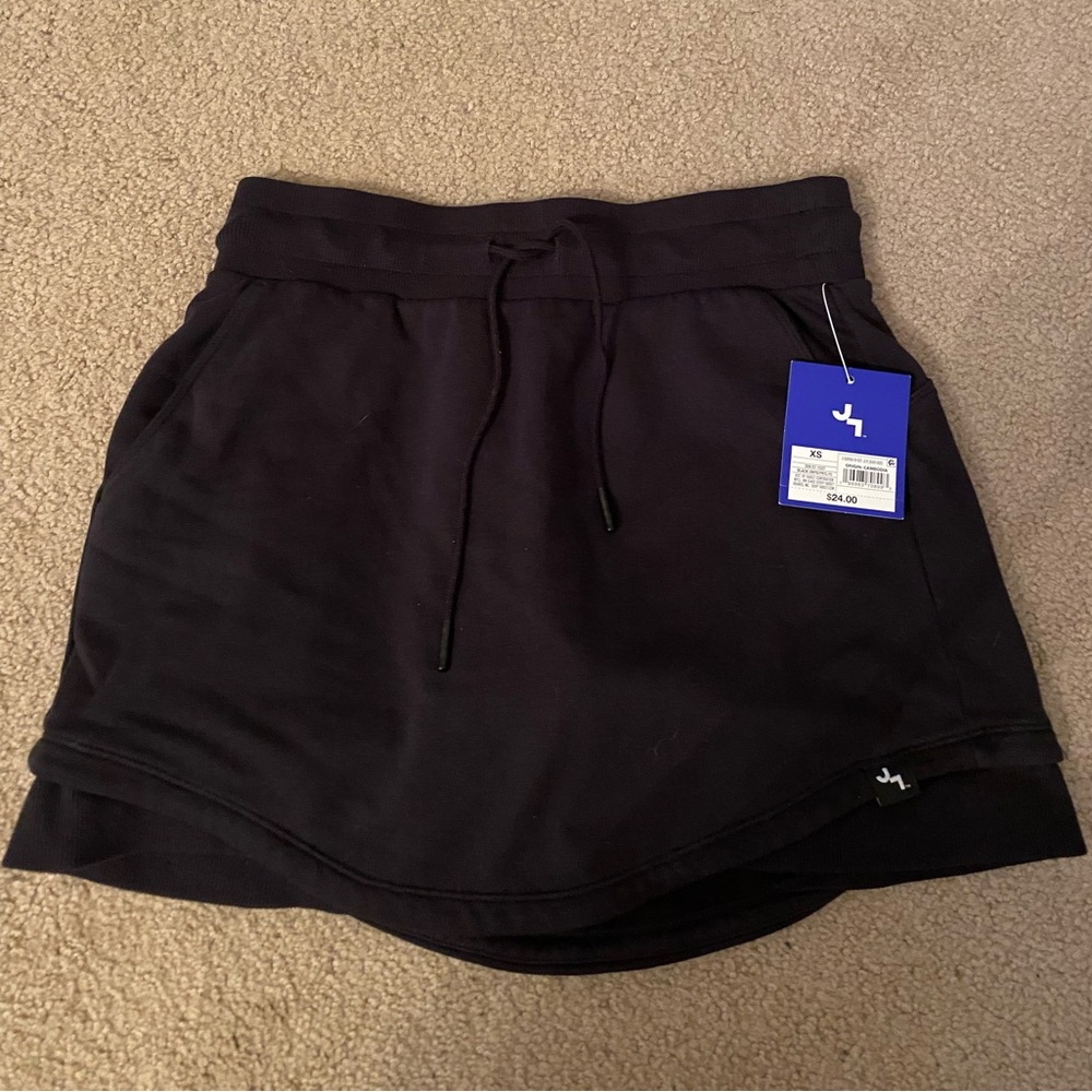 Black Skirt with shorts under